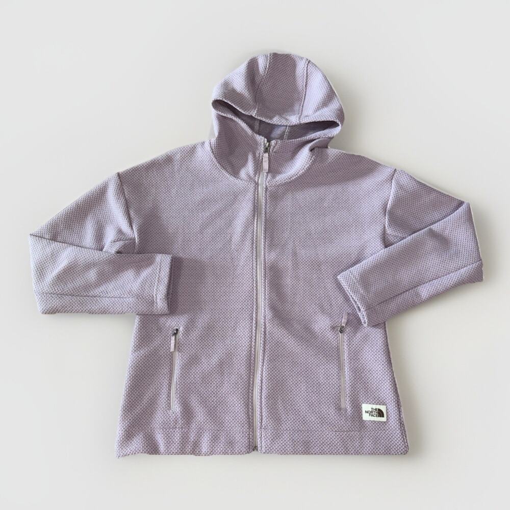 The North Face Womens M Purple Sibley Fleece Hoodie Full Zip Sweater Thermal
